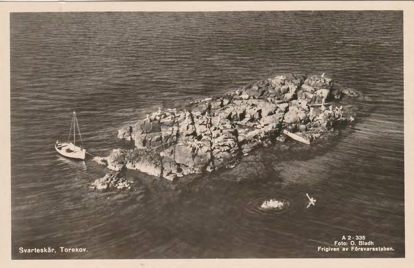 Framsida av Svarteskär, Torekov