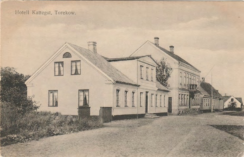 Framsida av Hotell Kattegat. Torekow.