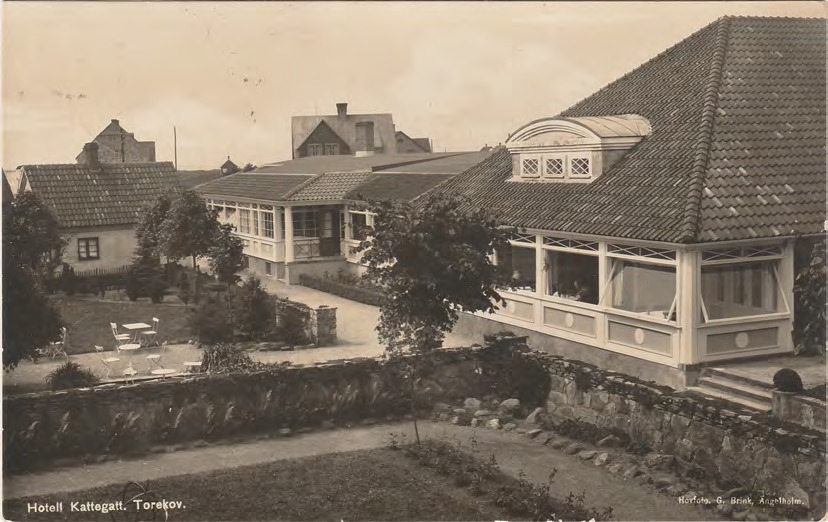 Framsida av Hotell Kattegatt. Torekov.