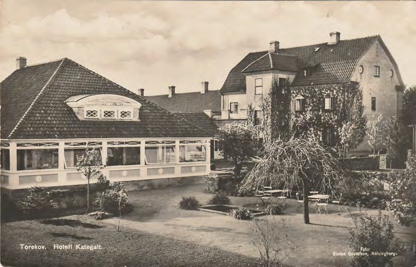 Framsida av Torekov. Hotell Kategatt.