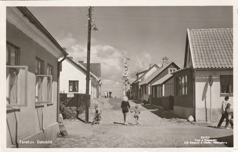 Framsida av Torekov. Gatubild.