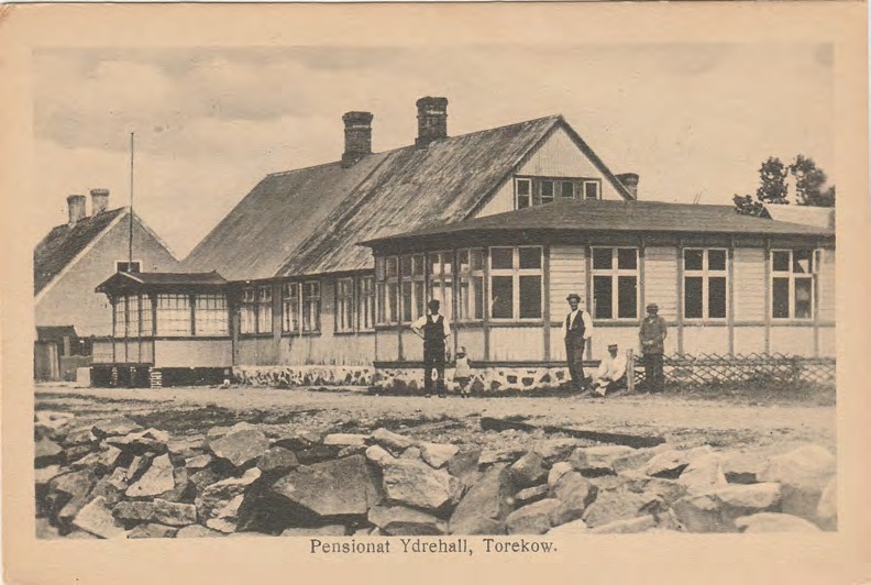 Framsida av Pensionat Ydrehall, Torekow.