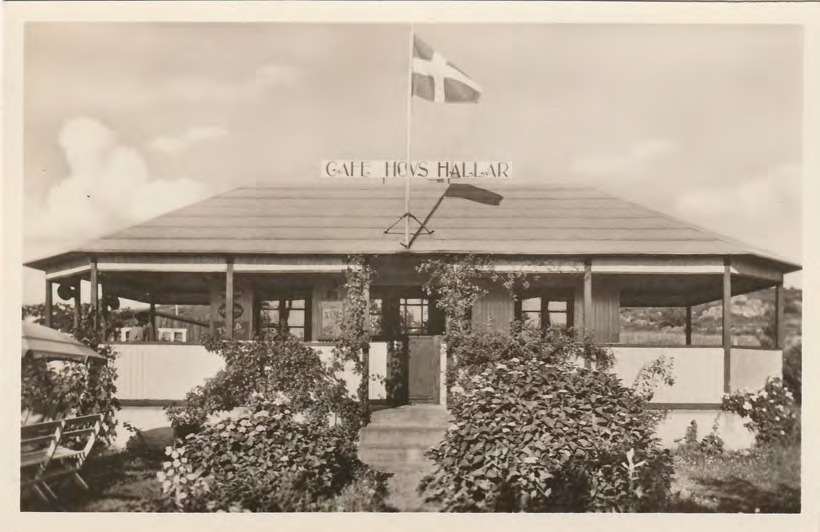 Framsida av - (CAFE HOVS HALLAR)