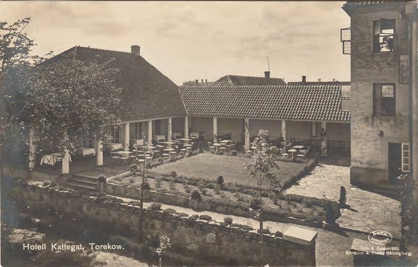 Framsida av Hotell Kattegat, Torekow.