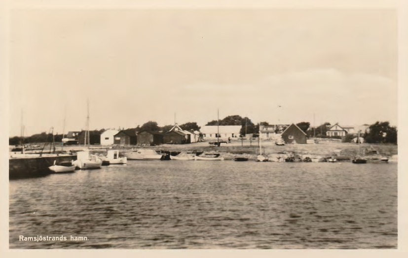 Framsida av Ramsjöstrands hamn.