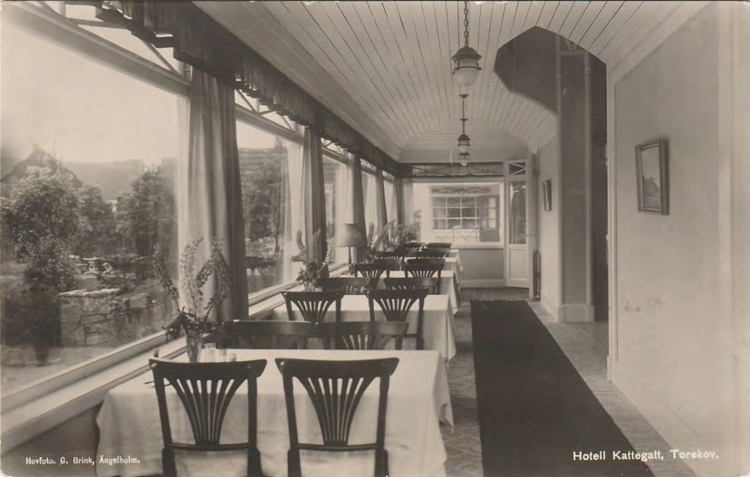 Framsida av Hotell Kattegatt, Torekov.