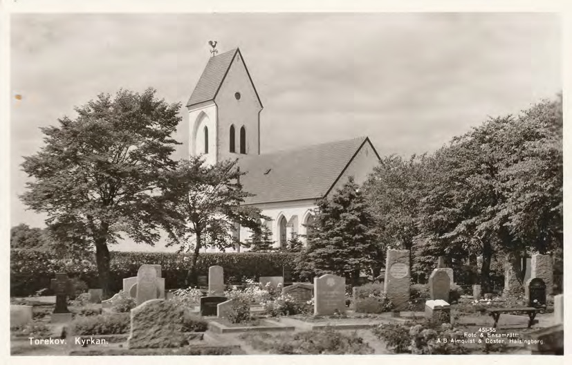 Framsida av Torekov. Kyrkan.