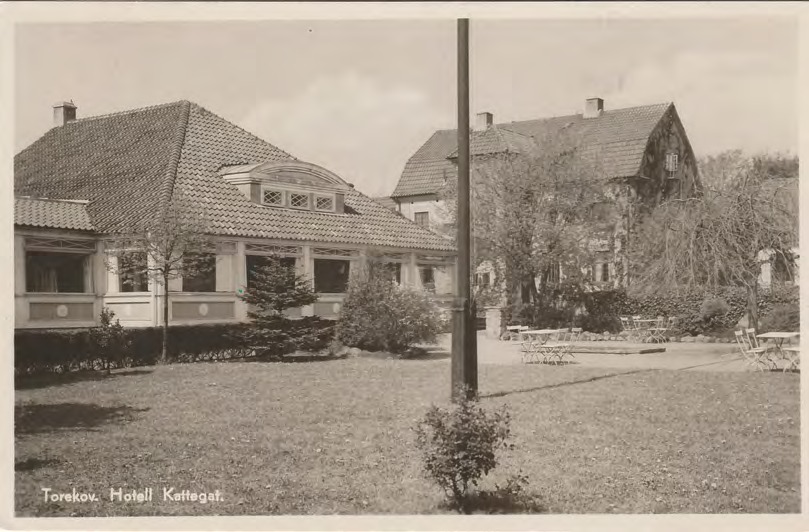 Framsida av Torekov. Hotell Kattegat.