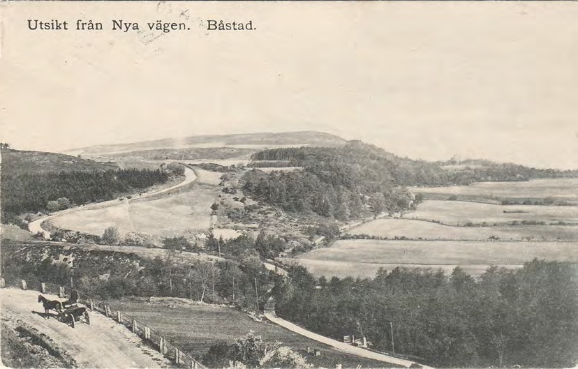 Framsida av Utsikt från Nya vägen. Båstad.