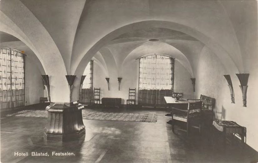 Framsida av Hotell Båstad, Festsalen.