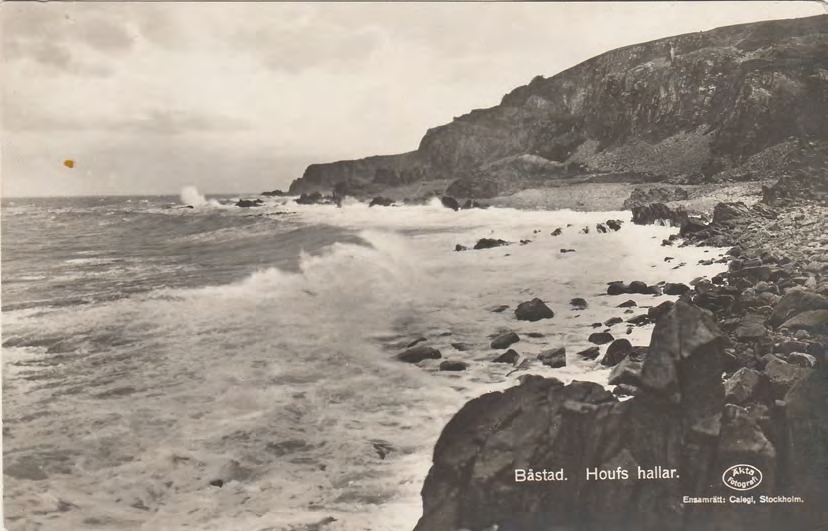 Framsida av Båstad. Houfs hallar.