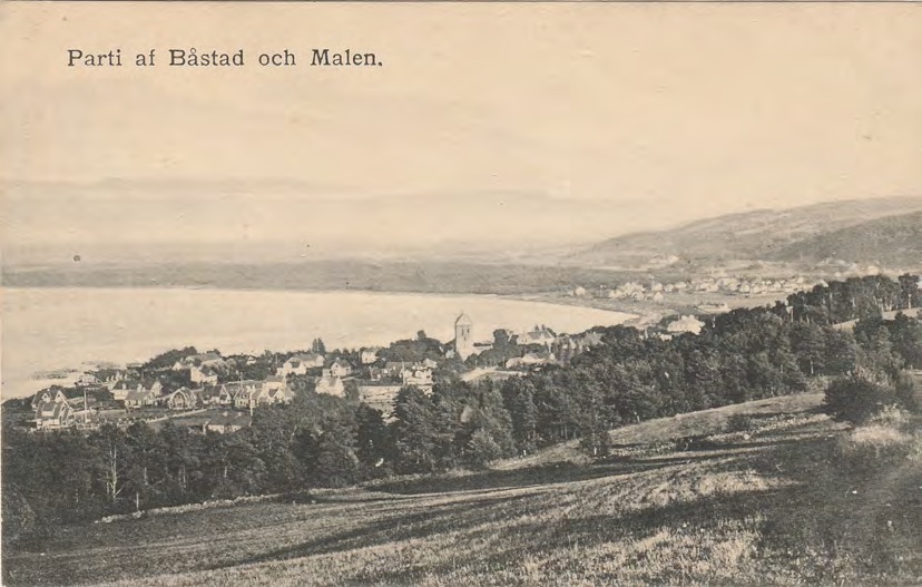 Framsida av Parti af Båstad och Malen.