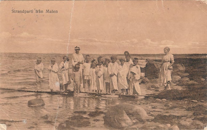 Framsida av Strandparti från Malen