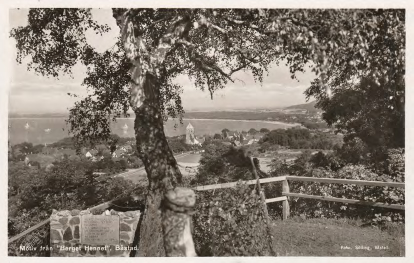 Framsida av Motiv från "Berget Hennet", Båstad.