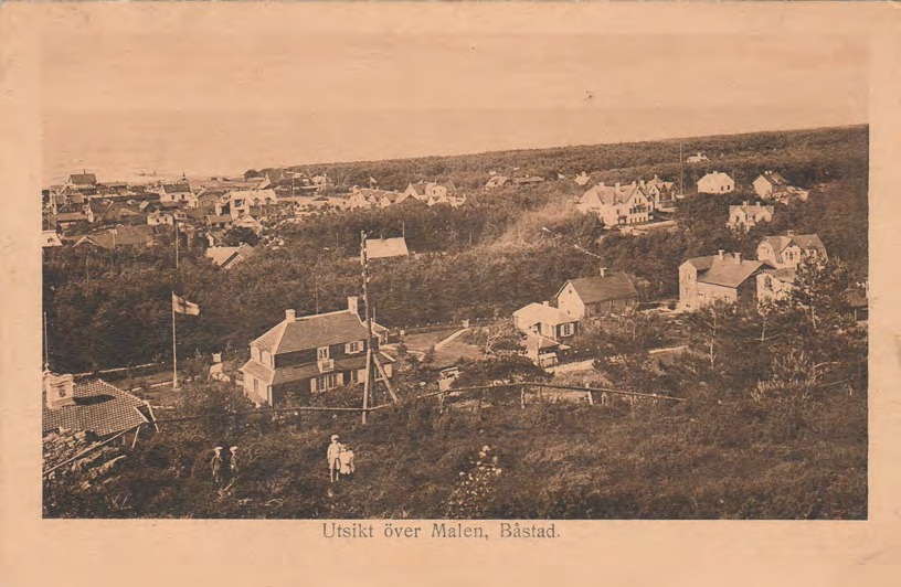 Framsida av Utsikt över Malen, Båstad.