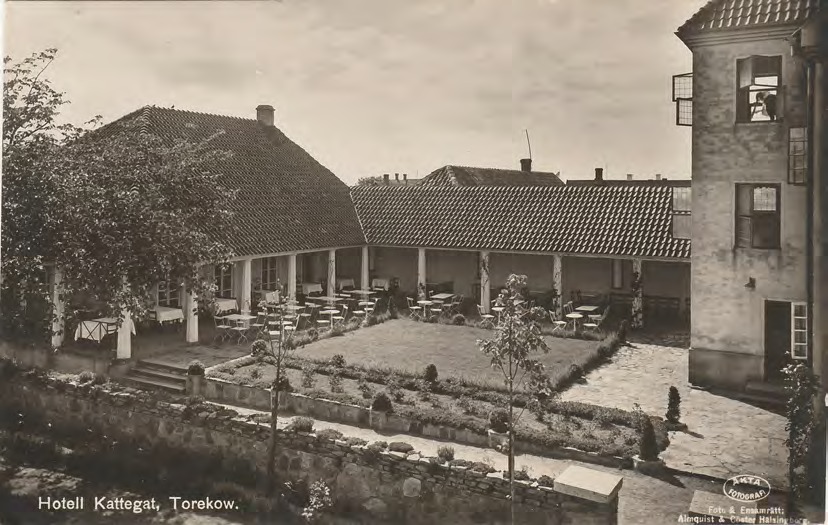 Framsida av Hotell Kattegat, Torekow.