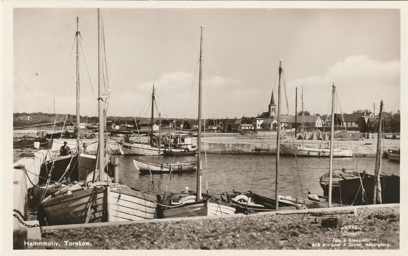 Framsida av Hamnmotiv, Torekow.