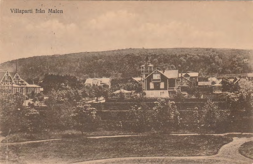 Framsida av Villaparti från Malen.