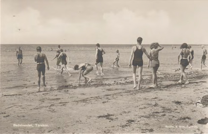 Framsida av Badstranden, Torekov.
