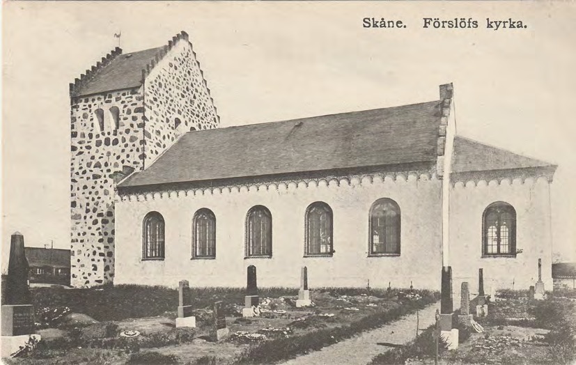 Framsida av Skåne. Förslöfs kyrka.
