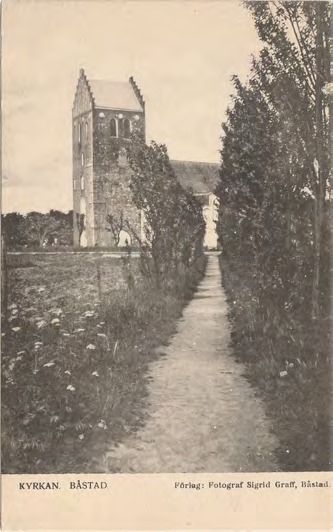 Framsida av KYRKAN. BÅSTAD.