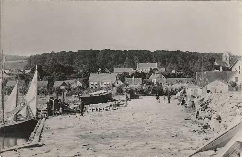 Framsida av - (Hamnen)