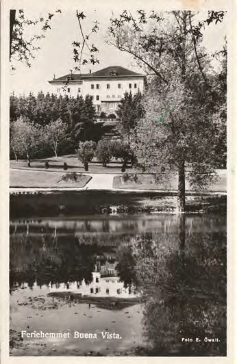 Framsida av Feriehemmet Buena Vista.