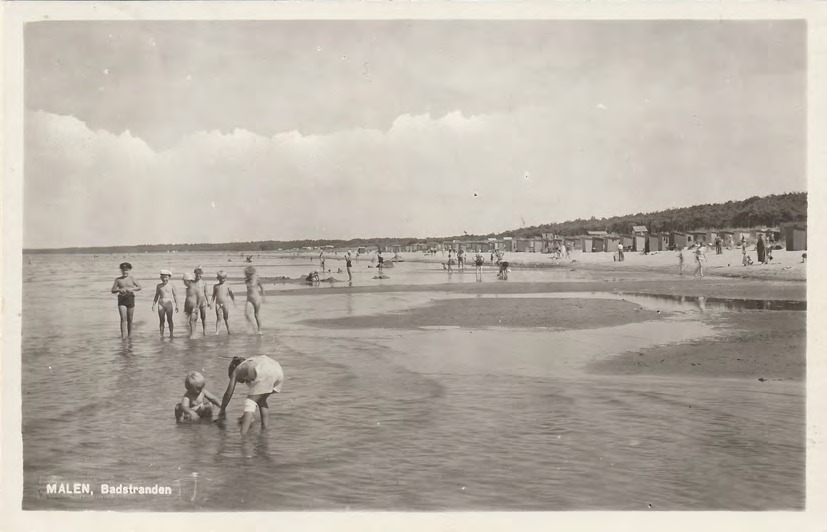 Framsida av MALEN, Badstranden