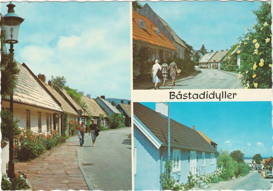 Framsida av Båstadidyller / Agardhsgatan Kyrkogatan