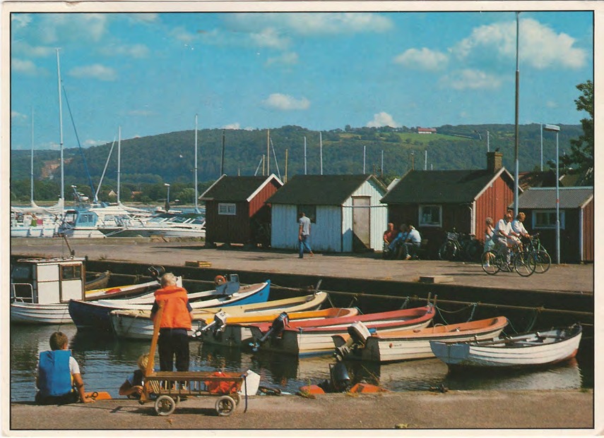 Framsida av Båstad hamnen