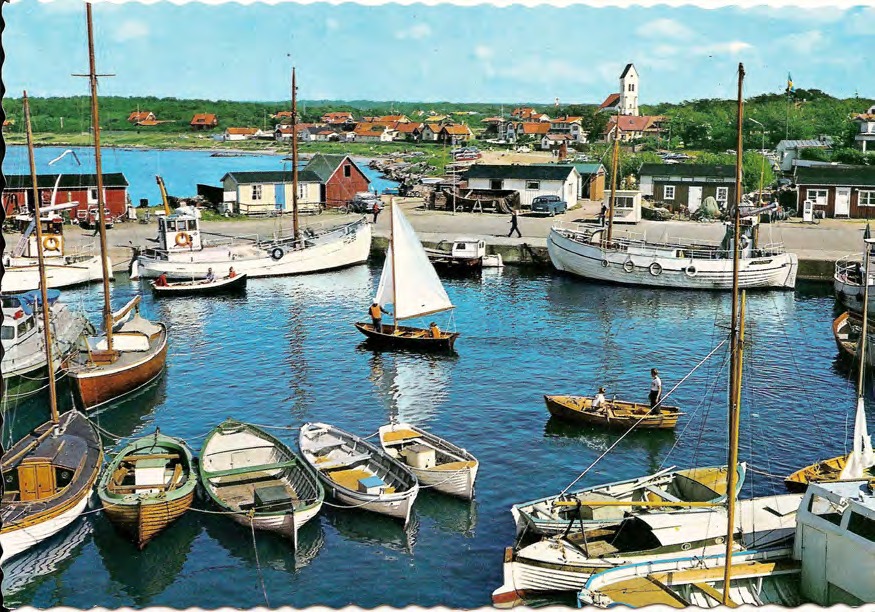 Framsida av Torekov. Hamnen