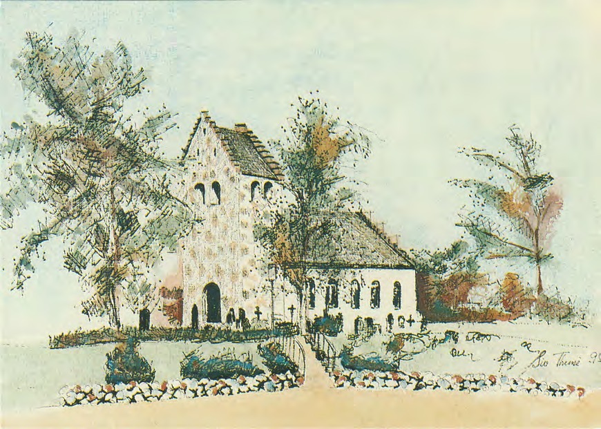 Framsida av Förslövs kyrka