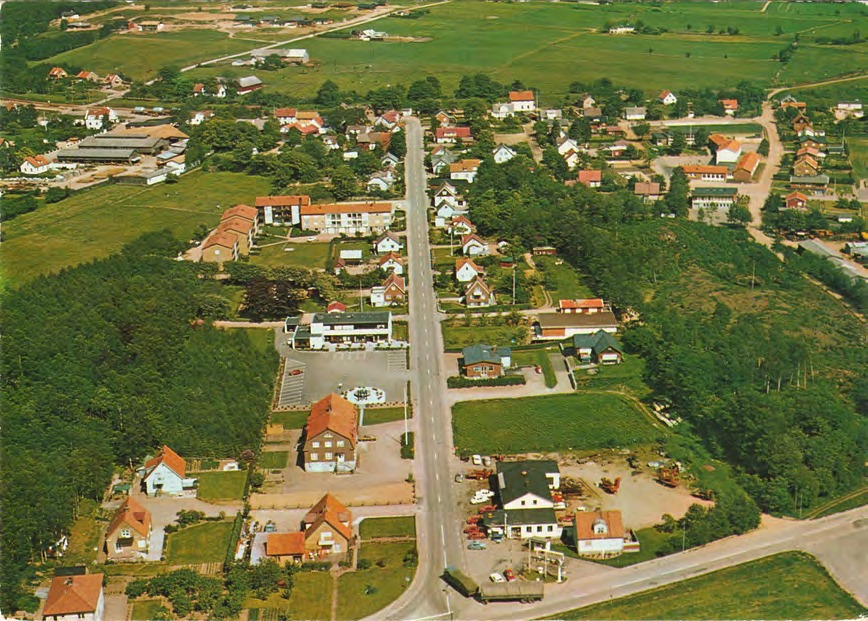 Framsida av Flygfoto över Grevie.