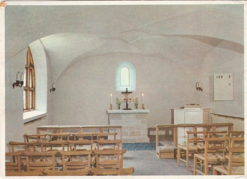 Framsida av Kapellet, Lunds stiftgård, Båstad.