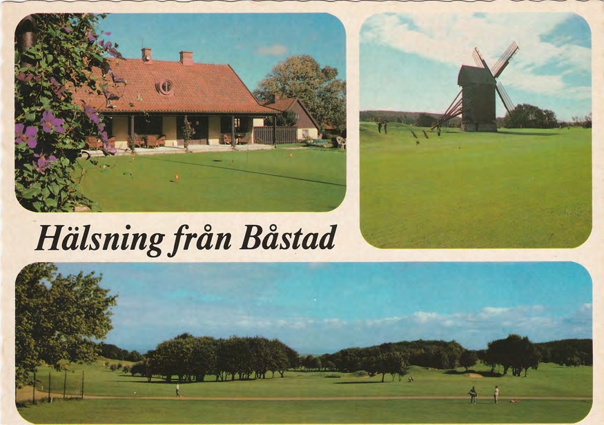 Framsida av Hälsning från Båstad / Golfbanan, Båstad.