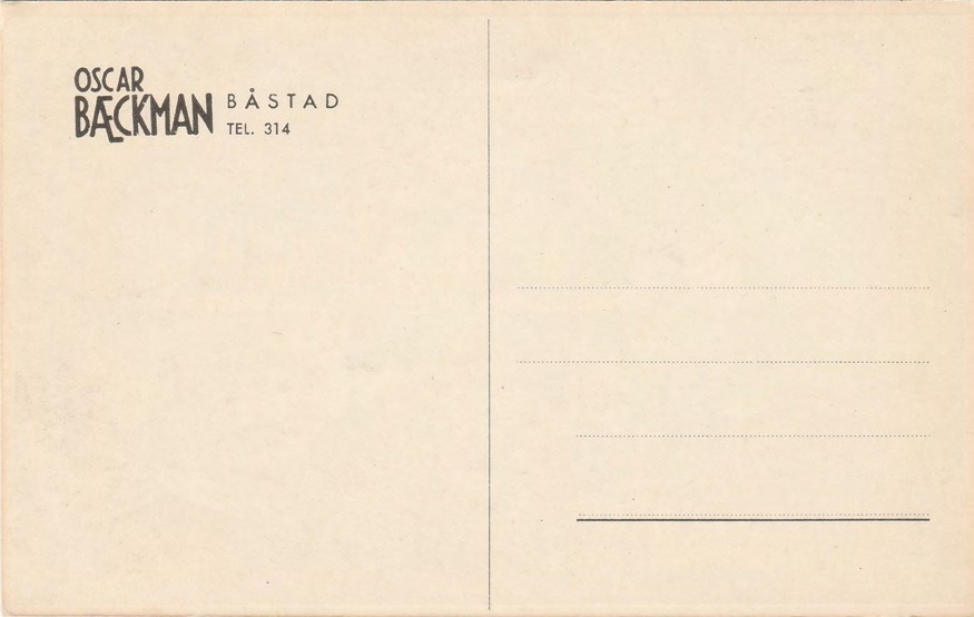 Baksida av - (Oscar Bæckman)