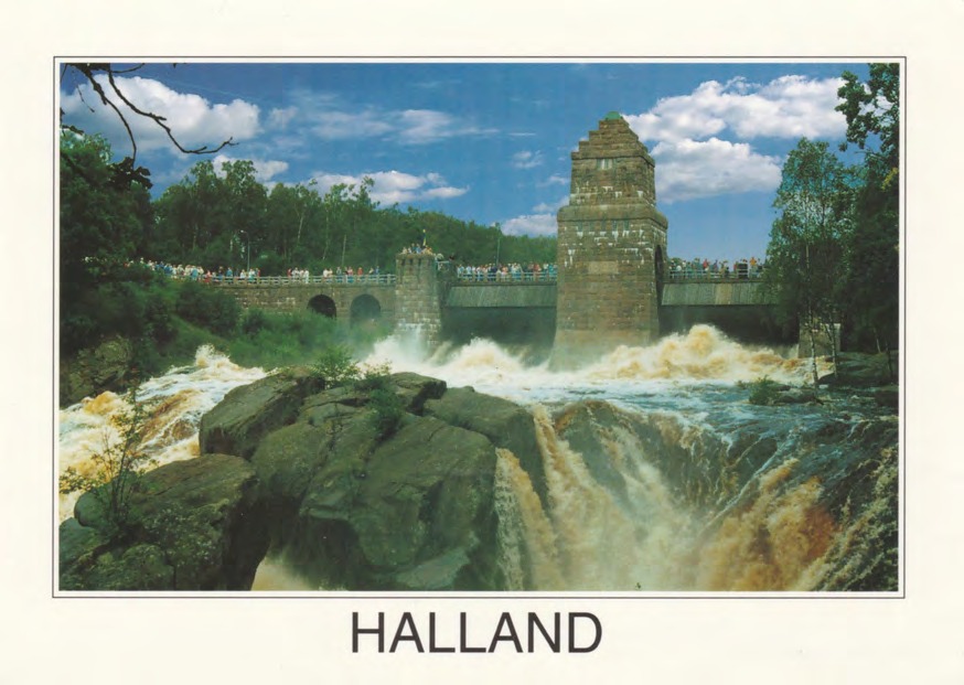 Framsida av HALLAND / Karsefors kraftverk